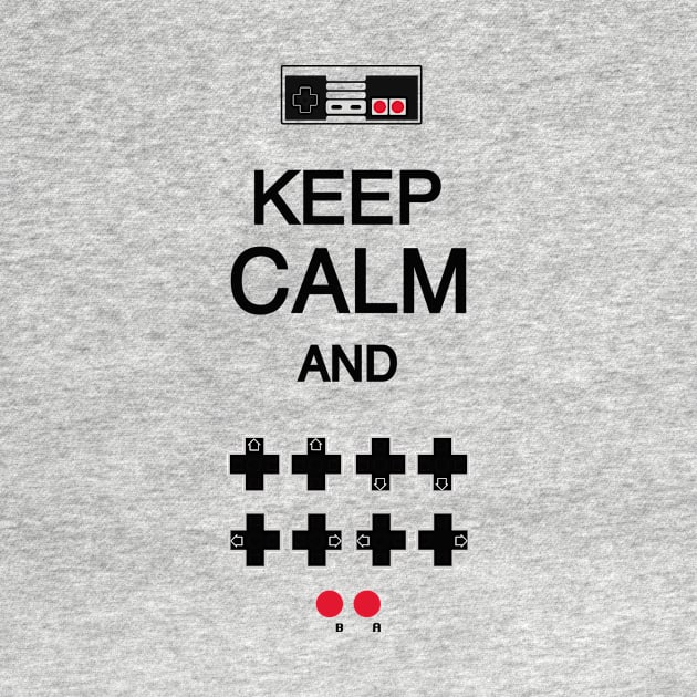 Keep Calm Konami Code by DROLO